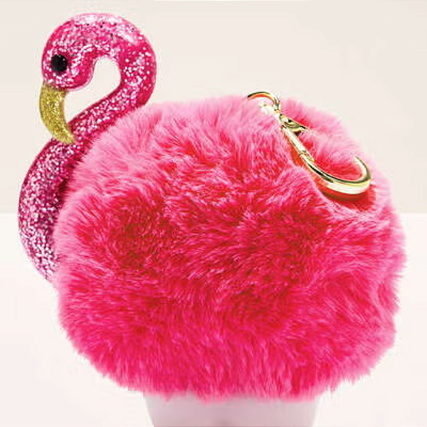 Suporte de Higienizador Bath and Body Works Flamingo Pom PocketBac Holder