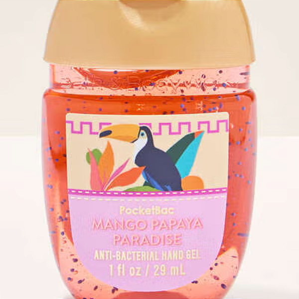 Higienizador de Mãos Bath and Body Works Mango Papaya Paradise PocketBac Hand Sanitizer