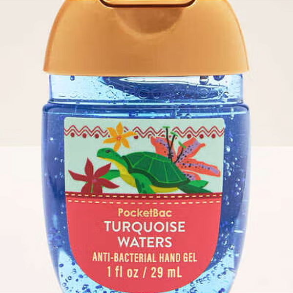 Higienizador de Mãos Bath and Body Works Turquoise Waters PocketBac Hand Sanitizer