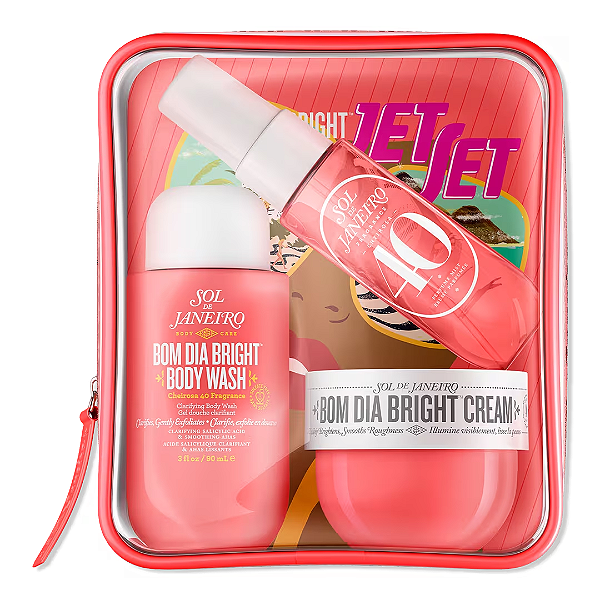 Mini Kit Travel Size Sol de Janeiro Bom Dia Bright Jet Set Cheirosa 40