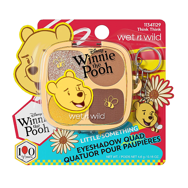 Paleta de Sombras Wet n Wild Winnie the Pooh Eyeshadow Little Something Eyeshadow Quad | Cor: Think Think