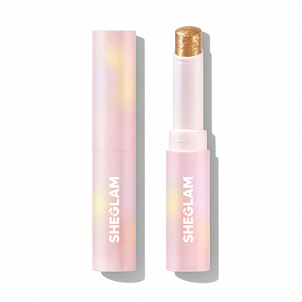 Sombra em Stick Sheglam Crystal Jelly Glaze Stick | Cor: Golden Girl
