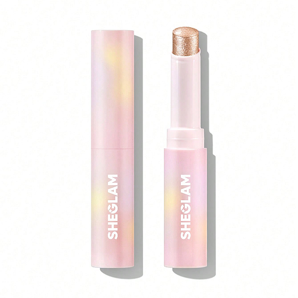 Sombra em Stick Sheglam Crystal Jelly Glaze Stick | Cor: Champagne Gleam