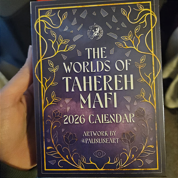 Calendário Tahereh Mafi Fairyloot Exclusive The Worlds of Tahereh Mafi 2026 Calendar