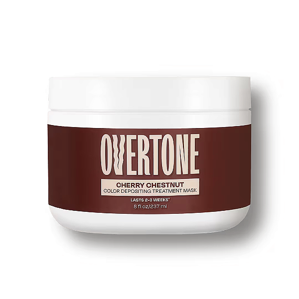 Máscara Capilar Tonalizante Overtone Semi Permanent Color-Depositing Deep Conditioning Mask 237 ml | Cor: Cherry Chestnut