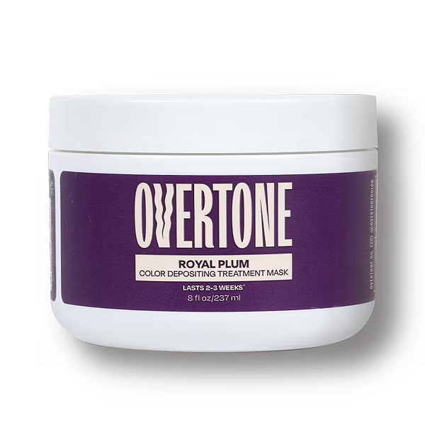 Máscara Capilar Tonalizante Overtone Semi Permanent Color-Depositing Deep Conditioning Mask 237ml | Cor: Royal Plum