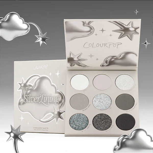 Paleta de Sombras Colourpop 9-Pan Palette Silver Lining