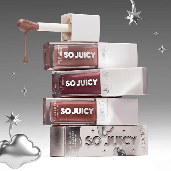 Trio Lip Oil Colourpop Positive Pout So Juicy Plumping Glossy Lip Oil Trio | EDIÇÃO LIMITADA