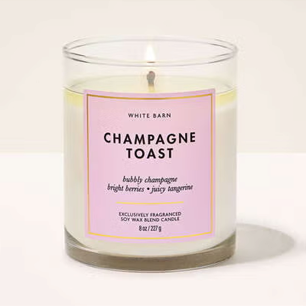 Vela Bath and Body Works Champagne Toast Single Wick Candle