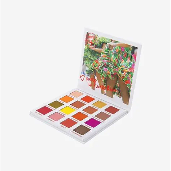 Paleta de Sombras BH Cosmetics Party in Puerto Rico 16 Color Shadow Palette