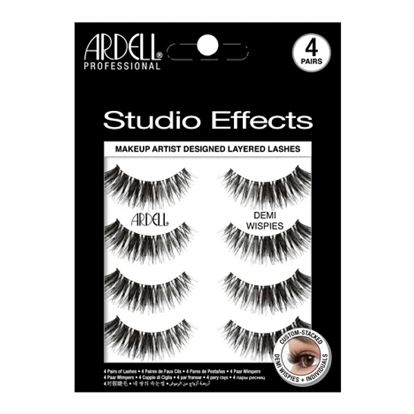 Cílios Postiços Ardell Professional Studio Effects Demi Wispies 4-Pack