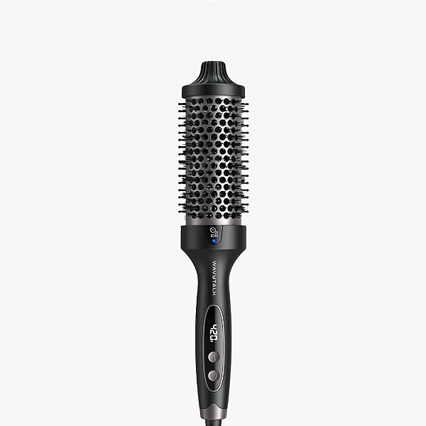 Escova Secadora Wavytalk Blowout Boost Grande Ionic Thermal Brush | Cor: Preto