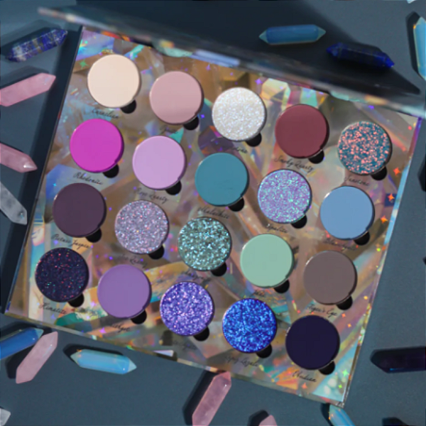 Paleta da Sombras bellabeautébar LLC Crystallize Magnetic Palette