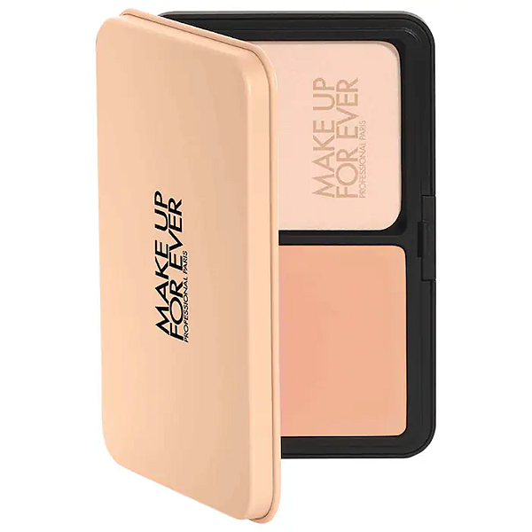 Base em Pó Make Up For Ever HD Skin Matte Velvet Blurring Powder Foundation | Cor: 1R12 Cool Ivory