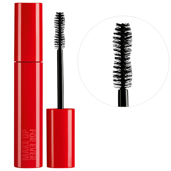 Máscara de Cílios Make Up For Ever Volume Artist Clump-Free Mascara | Cor: 01 Whatever Black