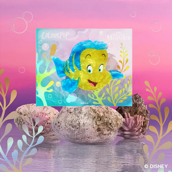 Prendedor de Cabelo Colourpop Flounder Hair Clip The Little Mermaid Hair Clip | A Pequena Sereia EDIÇÃO LIMITADA
