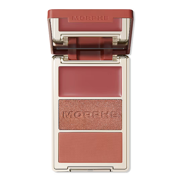 Blush Morphe Cheek Thrills Multi-Finish Face Trio | Cor: Private Island