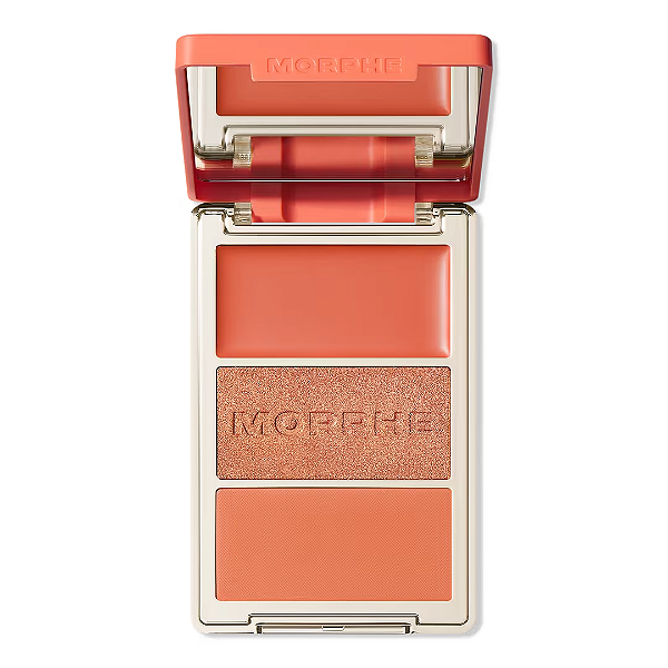 Blush Morphe Cheek Thrills Multi-Finish Face Trio | Cor: Honeymoon Spritz