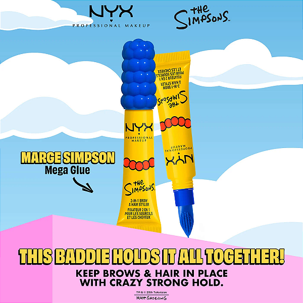 Gel Modelador Multiuso Nyx Marge Simpson Mega Glue