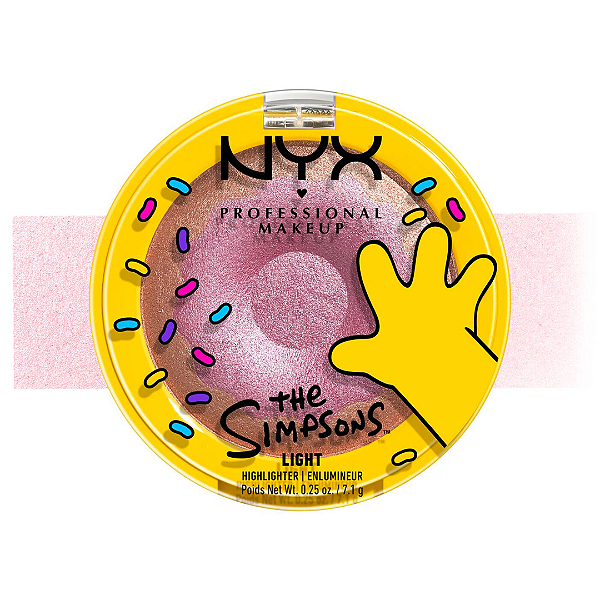 Iluminador Nyx Homer Simpson Donut Highlighter | Cor: DONUT MIND IF I DO