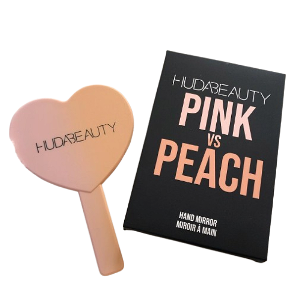 Espelho Huda Beauty Heart Mirror | Pink vs Peach