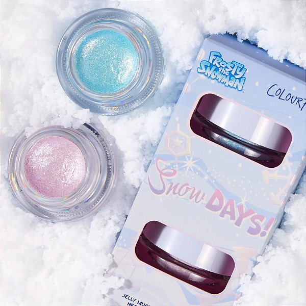 Duo de Sombras Unitárias Colourpop Jelly Much Gel Eyeshadow Duo Frosty The Snowman