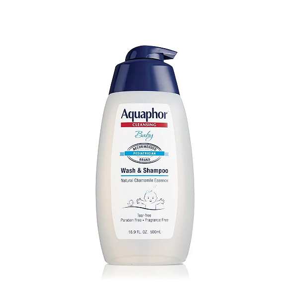 Sabonete Líquido e Shampoo Aquaphor Baby Wash & Shampoo 500ml