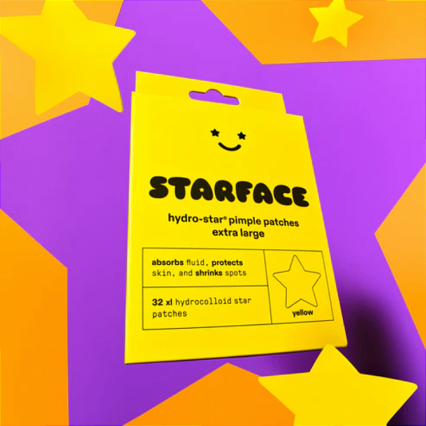 Refil Adesivo Hidrocolóide Starface XL Big Star | Yellow