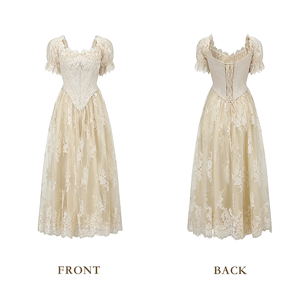 Vestido Lacemade The Tear of Blossom and Candle Corset Dress TM S