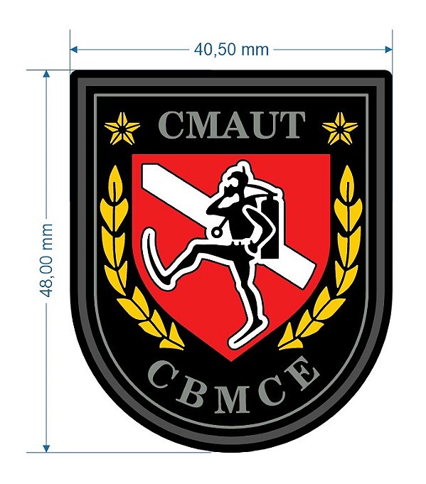 EMBORRACHADO CMAUT CBMCE COLORIDO