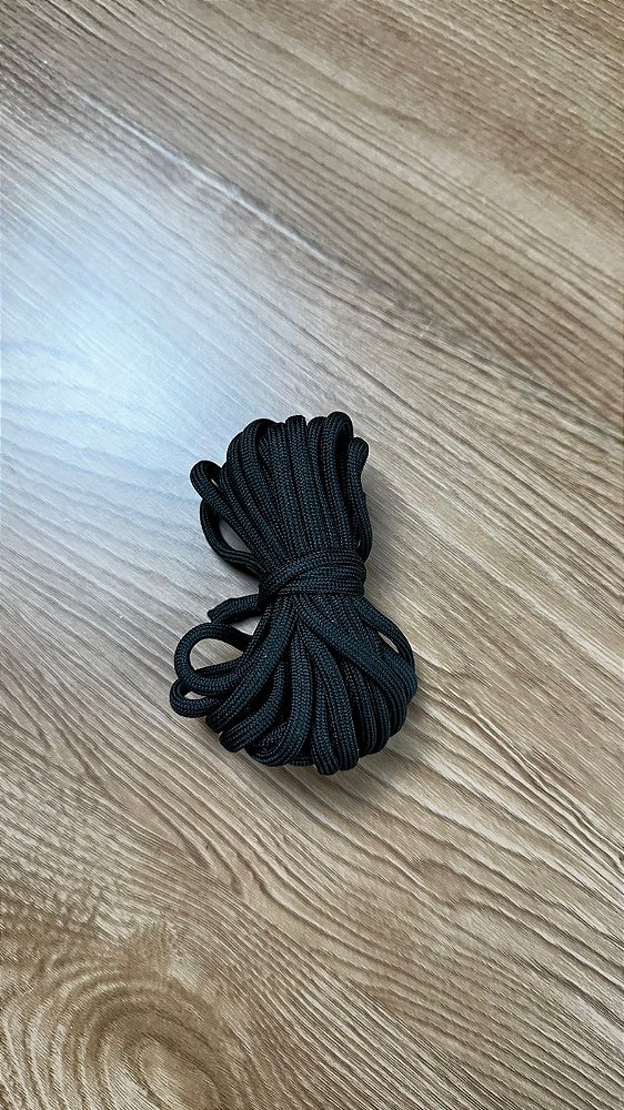 PARACORD PRETO P/ UM PAR DE COTURNO