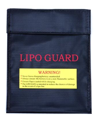 CAPA PROTETORA PARA BATERIA LIPO PRETA - LIPO GUARD