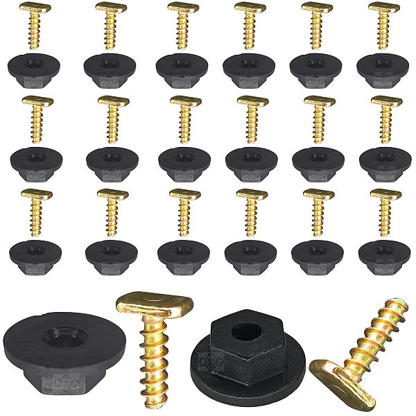 Kit 40 Grampo Parafuso/porca Paralama Chevrolet Omega 1993/1998