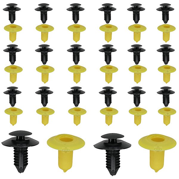 Kit 40 Presilha Alargador Bucha Paralama Ford Ranger 2005/2009