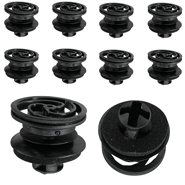 Kit 10 Grampo Presilha Forro Porta Volkswagen Passat 1998/2005