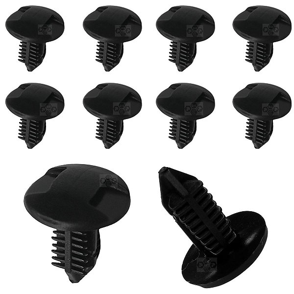 10 Presilha Grampo Forro Porta Mala Toyota Etios 2012/2019