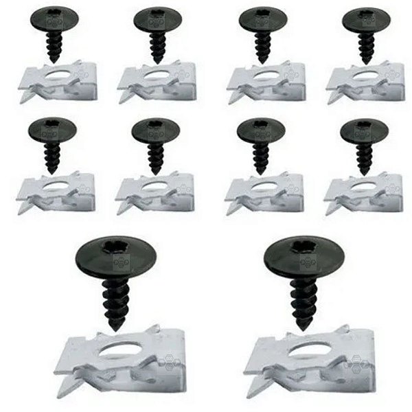 20 Pcs Presilha Parafuso Parabarro Volkswagen Parati 2009/2013