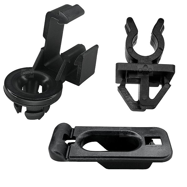 Kit 3 Grampo Vareta Capo Chevrolet GM Prisma 2013/2019
