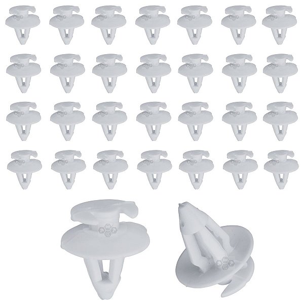 Kit 30 Grampos Presilha Forro Porta Volkswagen Gol 1980/2006