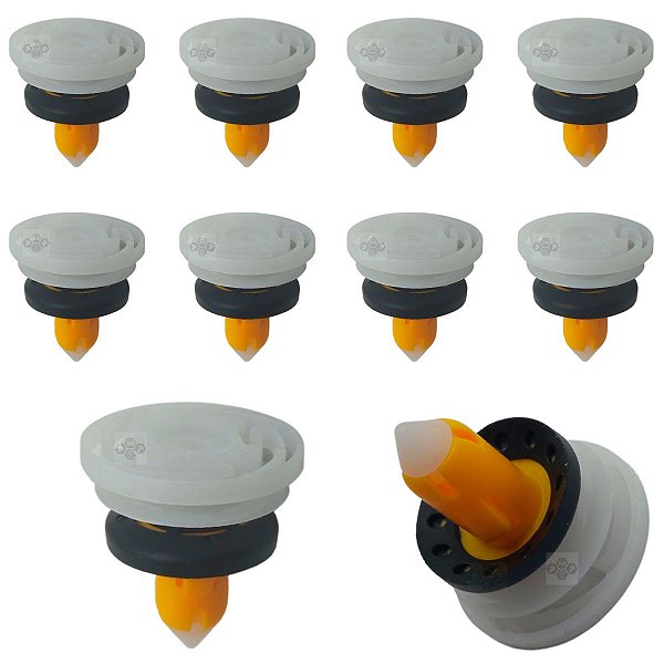 10 Grampo Presilha Do Forro Da Porta Fiat Toro 2016/2024