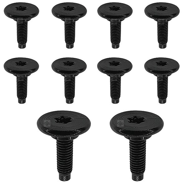 10 Parafuso M6 Fixador Parachoque Fiat 500 2010/2018