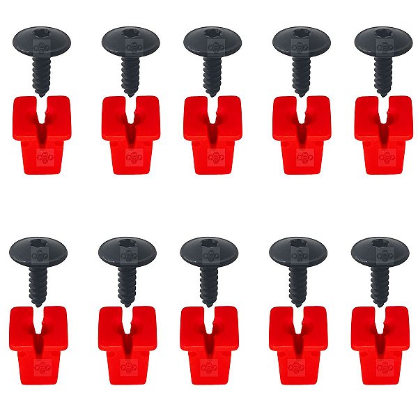 Kit 20 Bucha Parafuso Parachoque Volkswagen Santana 1996/2019