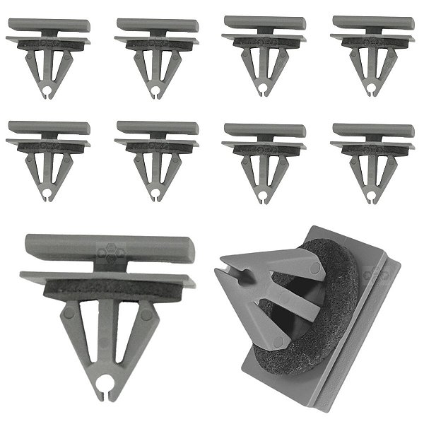 Kit 10 Grampo Presilhas Parachoque Chevrolet GM Malibu 2010/2018