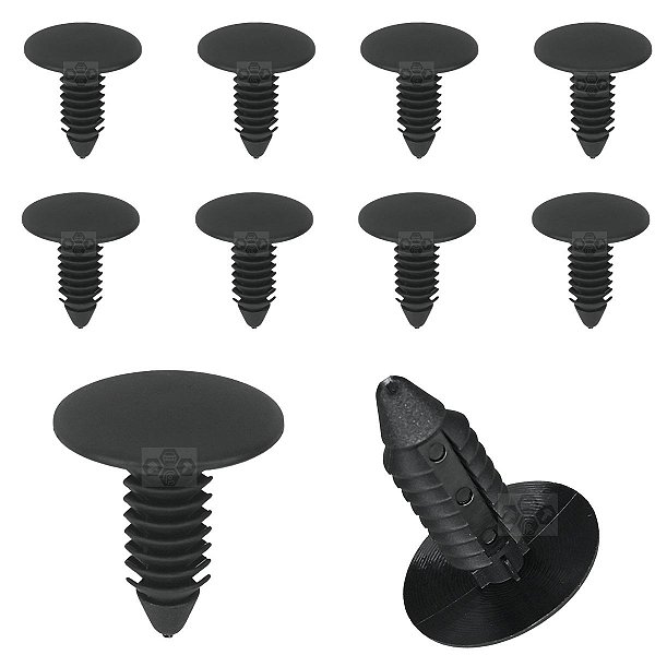 10 Grampo Para-Choque Radiador Ford F1000 1993/1998