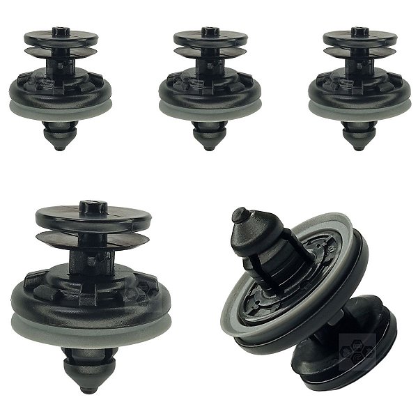 Kit 5 Grampo Presilha Forro Porta Volkswagen Polo 2003/2015