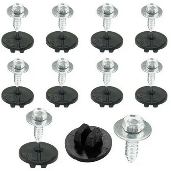 20 Pcs Bucha Parafuso Farol Lanterna Chevrolet GM Agile 2010/2014