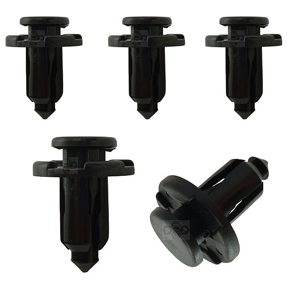 5 Presilha Grampo Defletor Parachoque Mitsubishi Outlander 2008/2020