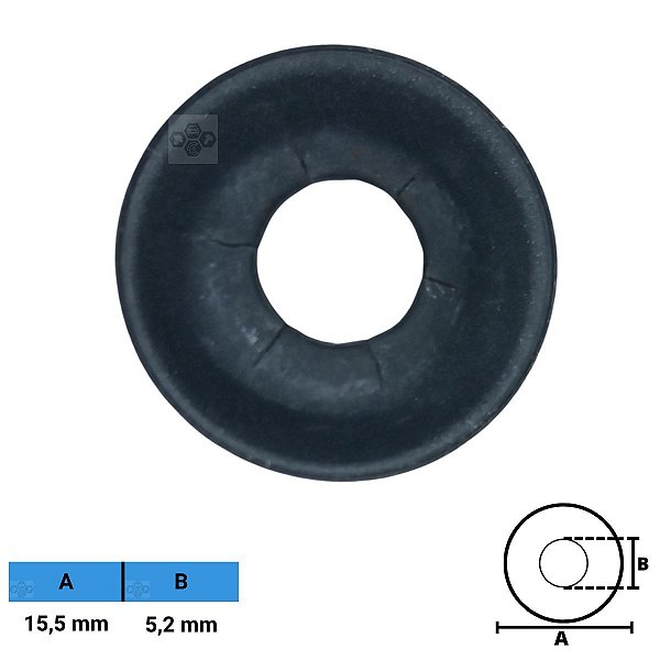 Grampo Metálico Automotivo 15,5X5,2mm