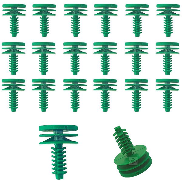 Kit 20 Presilha Grampo Forro Porta Fiat Stilo 2003/2011