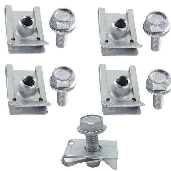 5 Porca + 5 Parafusos Do Parachoque Audi A5 2010/2015
